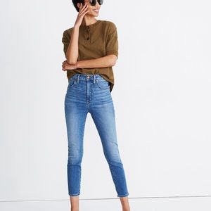 Madewell 11” High Rise Skinny Jeans